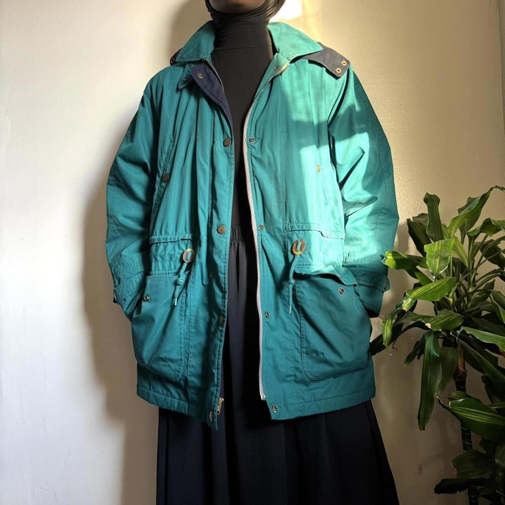 Vintage unisex London fog Quilted Flannel Liner gorpcore oversized jacket size L